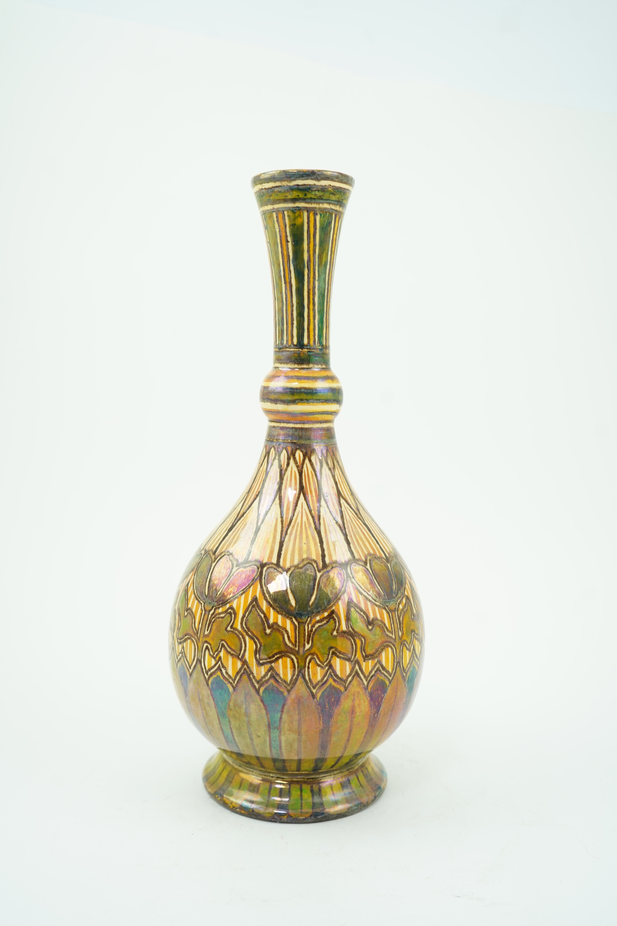 Maw & Co., Jackfield, Salop: A lustre ware art pottery vase